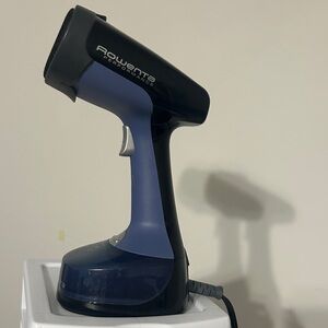 Rowenta Blue and Black Handheld Steamer